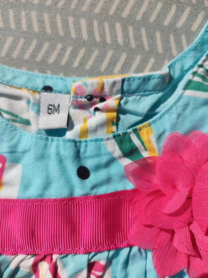 Robe et bloomer fille - Gémo - 6 mois - photo numéro 2