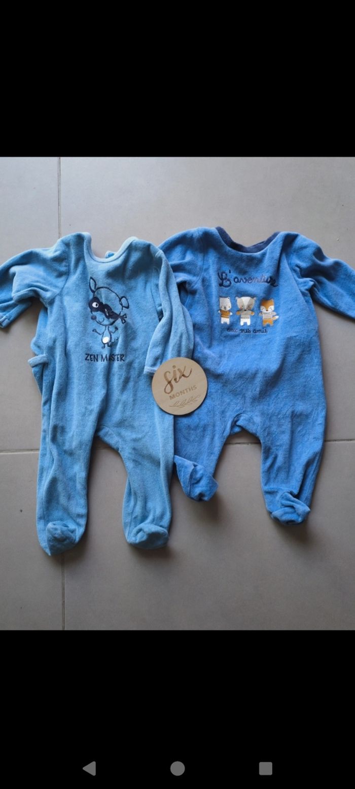 Lot 2 pyjamas 6 mois