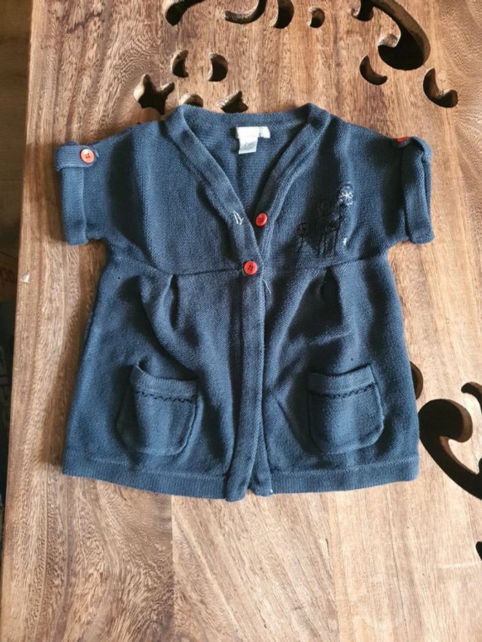 Gilet manches courtes, fille, 2 ans, Orchestra.