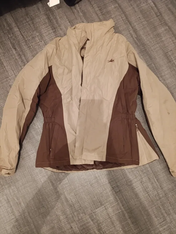 Parka equi thème beige