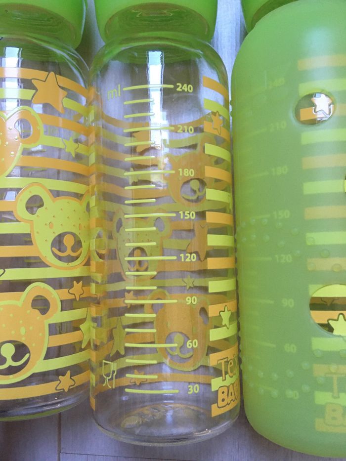 3 biberons en verre tex baby 240 ml - photo numéro 3