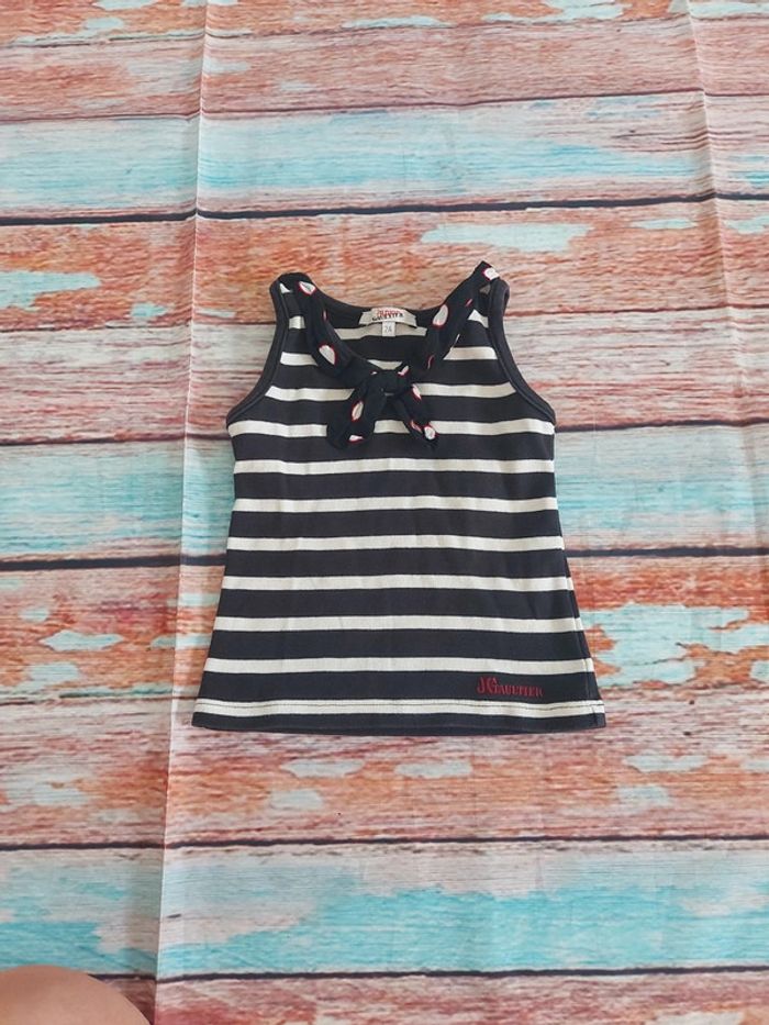 Top debardeur fille 2 ans junior gaultier