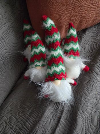 Lot de 5 gnomes de Noël