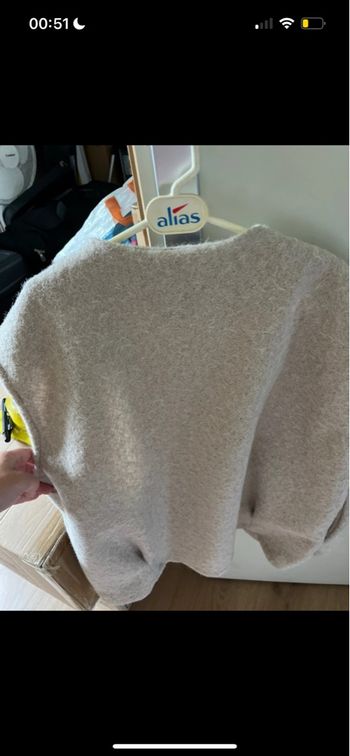 Veste sans manches beige taille unique