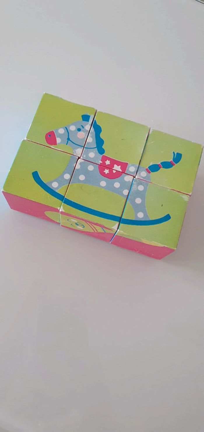 Cube bois Puzzle - photo numéro 3