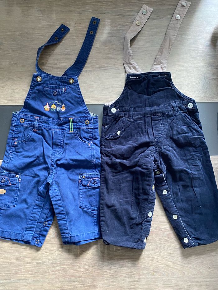 Lot de six salopettes