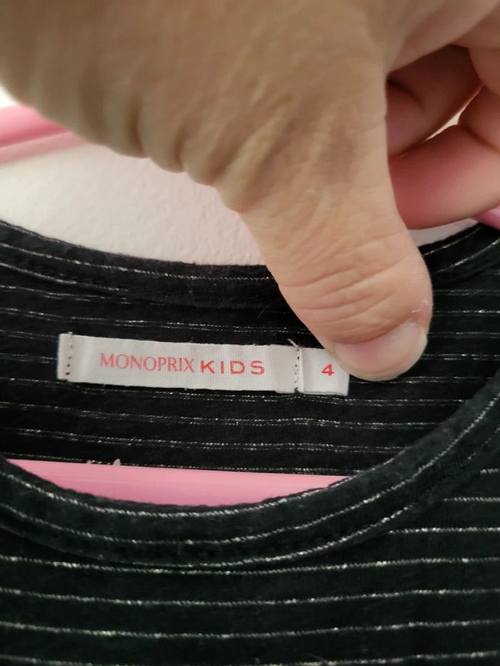 Monoprix - robe pailletée 4 ans - photo numéro 2