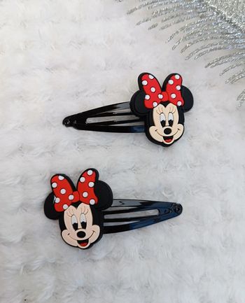 🔸 Lot de 2 Barrettes Minnie🔸