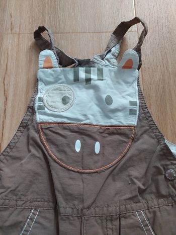 Salopette DPAM tête animal 18 mois