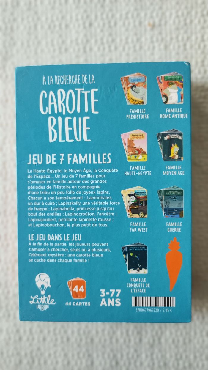 Jeu de 7 familles : à la recherche de la carotte bleue - photo numéro 4