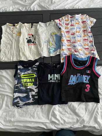 7 Hauts sans manches 2 ans