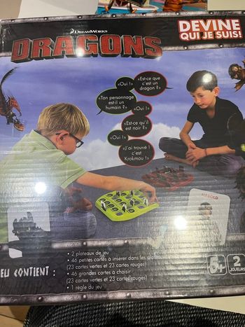 Jeux devine qui je suis dragons