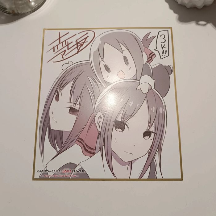 Manga shikishi kaguya sama love is War