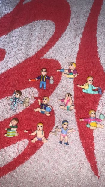 Lot figurines babies vintage