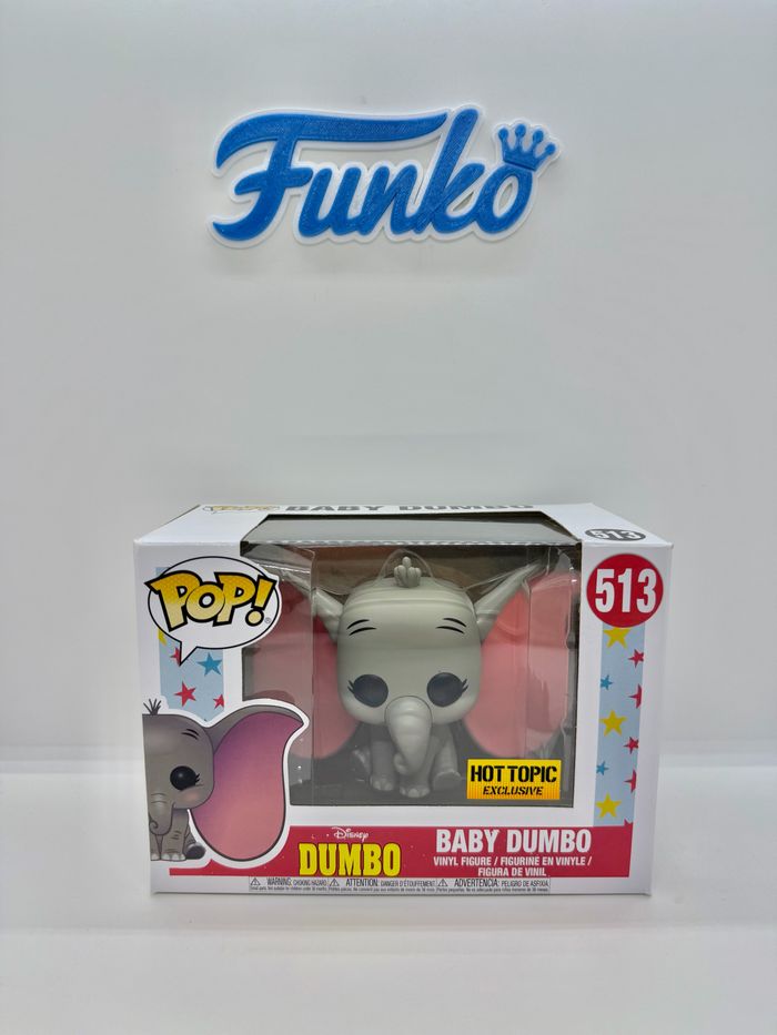 Funko Pop Disney Baby Dumbo 513 Diamond Hot Topic Exclusive 🇺🇸