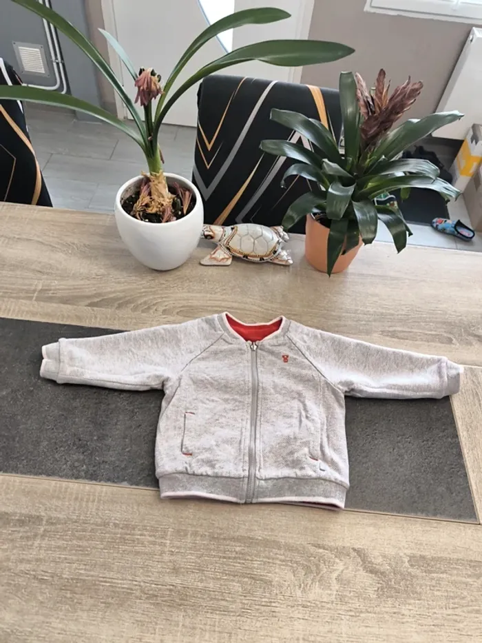 Gilet zippé réversible garçon 18 mois obaibi Koala 🐨 - photo numéro 11
