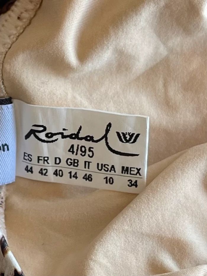 Maillot de bain 2 pièces imprimé léopard – Roidal – Taille 42 / 95B - photo numéro 6