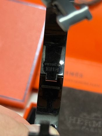 Bracelet Hermes Clic H Noir