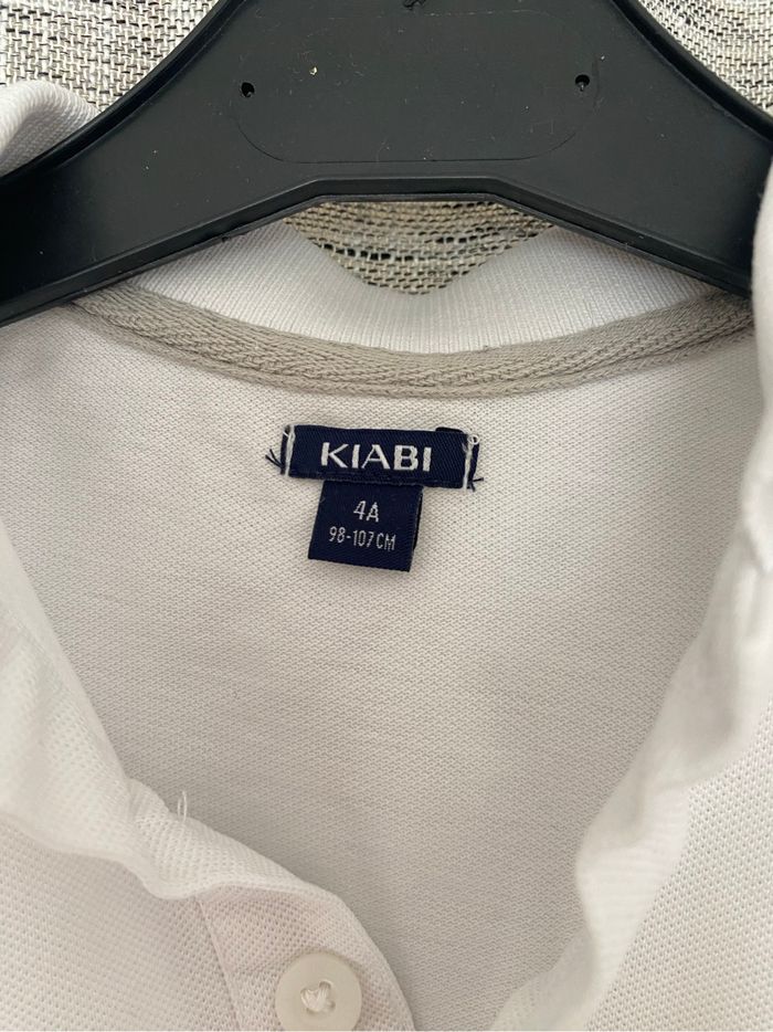 Polo blanc 4ans - photo numéro 3