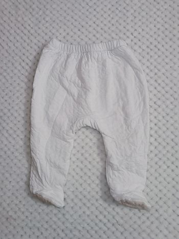 🔸 Pantalon blanc Linvosges - 6 mois 🔸