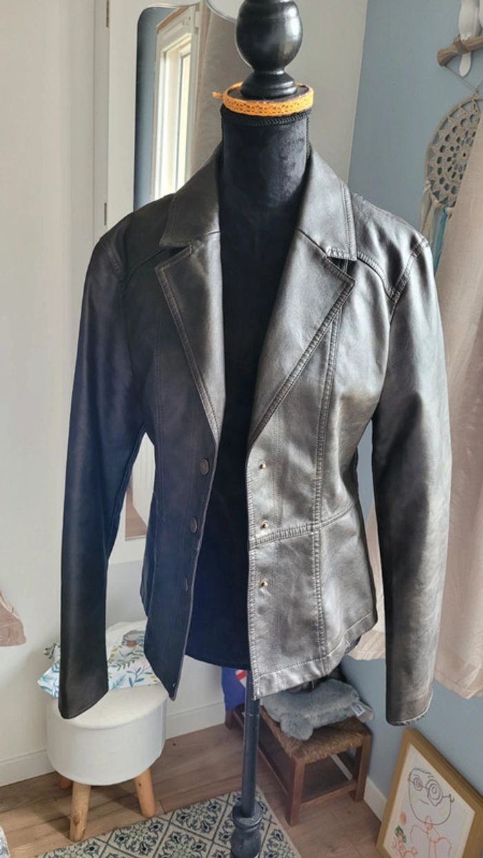 Veste perfecto similicuir Stradivarius