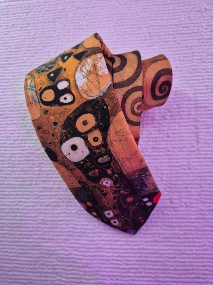 Cravate L'arbre de vie Klimt - photo numéro 2