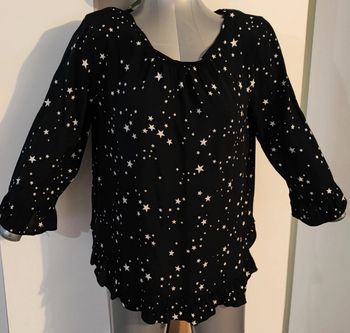 Haut noir étoilé T:M