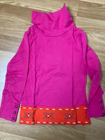 Sous pull rose vif
