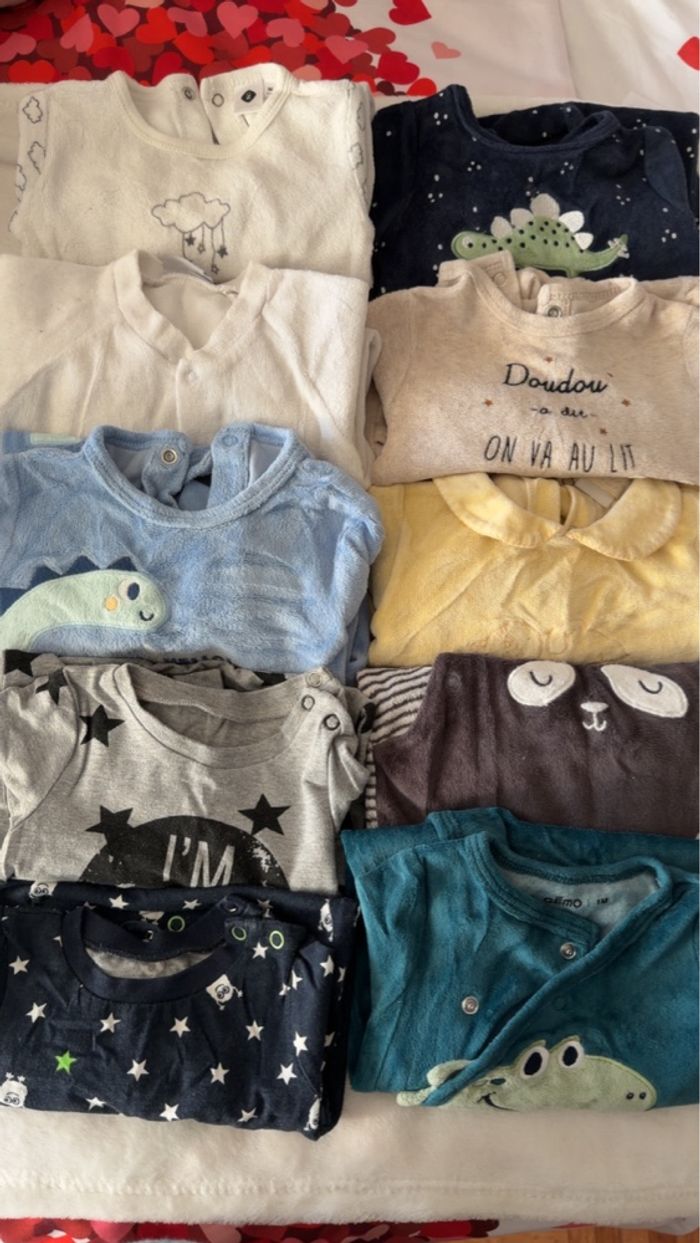 Lot vêtement bébé garçon