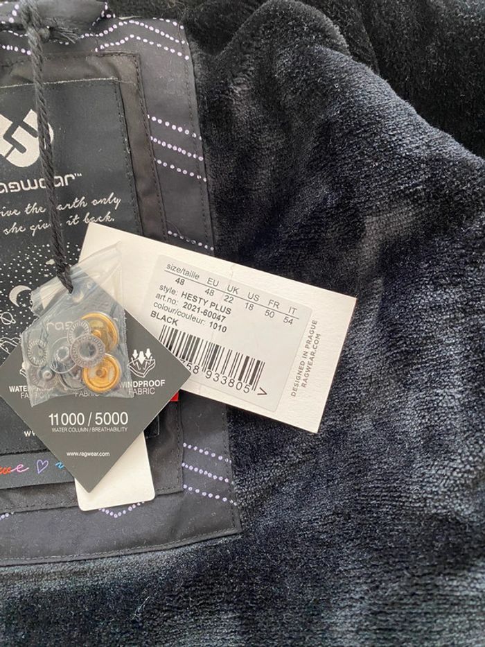Ragwear Plus HESTY - Veste sans manches - noire - photo numéro 6
