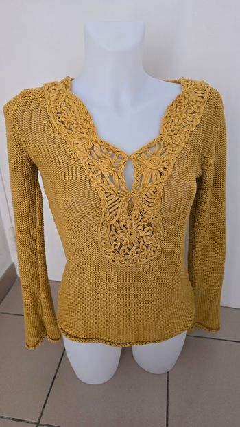 Pull moutarde Camaïeu taille 36