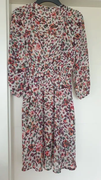 Robe trapèze multicolore, taille 36, Morgan