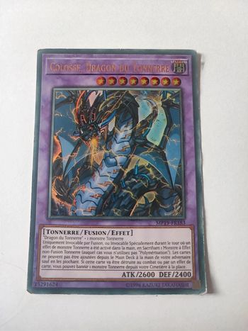 Carte Yu-Gi-Oh! Colosse, Dragon du tonnerre mp19-fr183