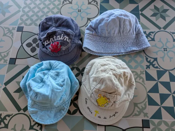 4 chapeaux bébé jusqu'à 9 mois - photo numéro 5