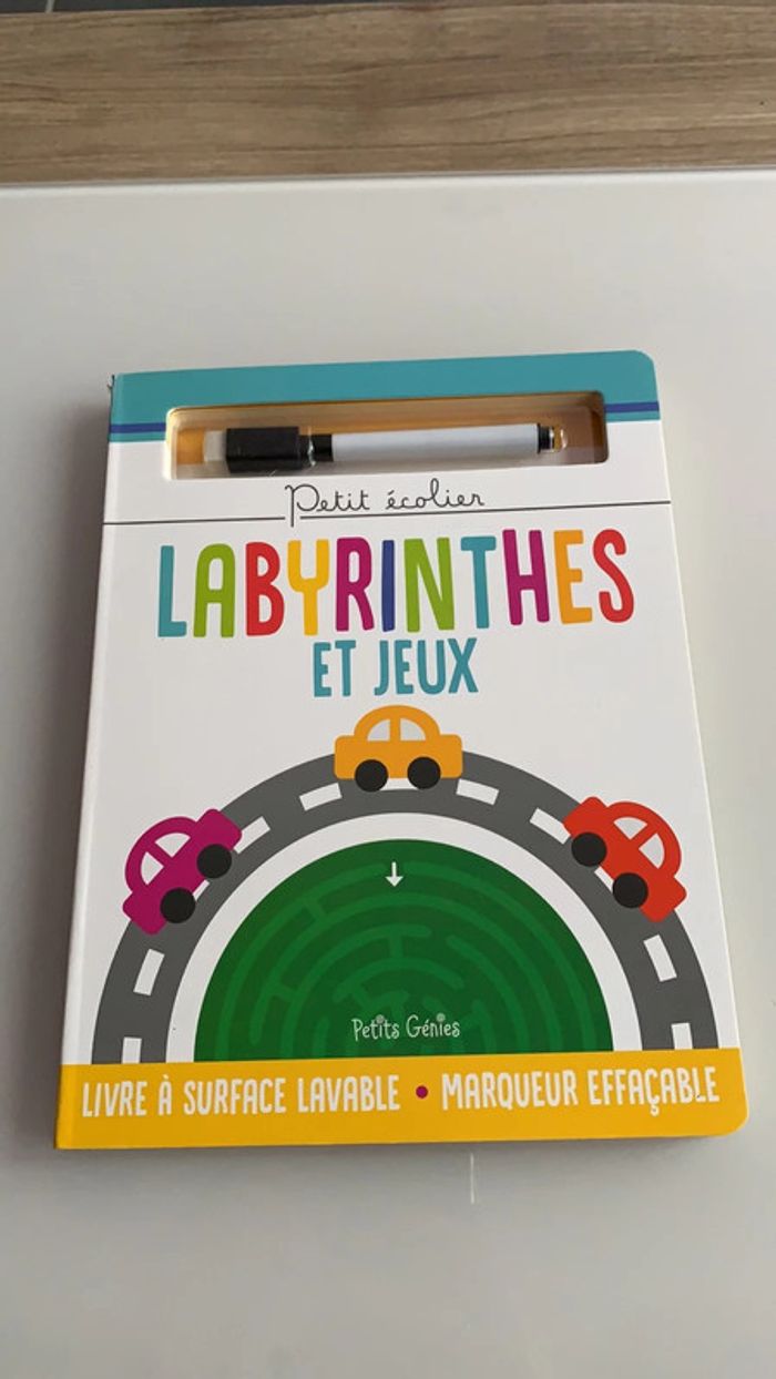 Livre Labyrinthes et jeux neuf