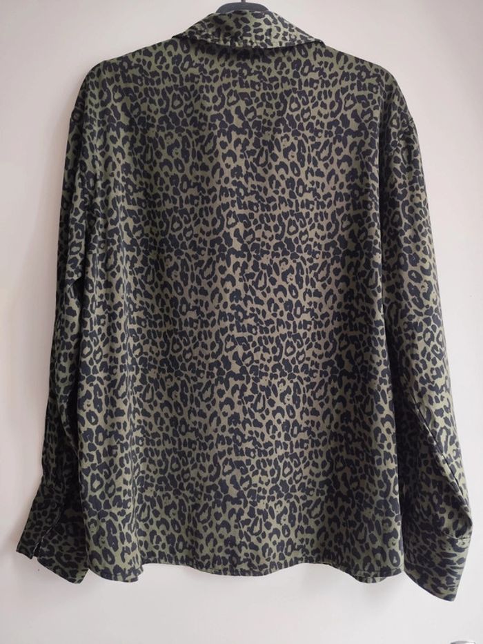 Chemise fluide kaki leopard taille XL Bonobo - photo numéro 2