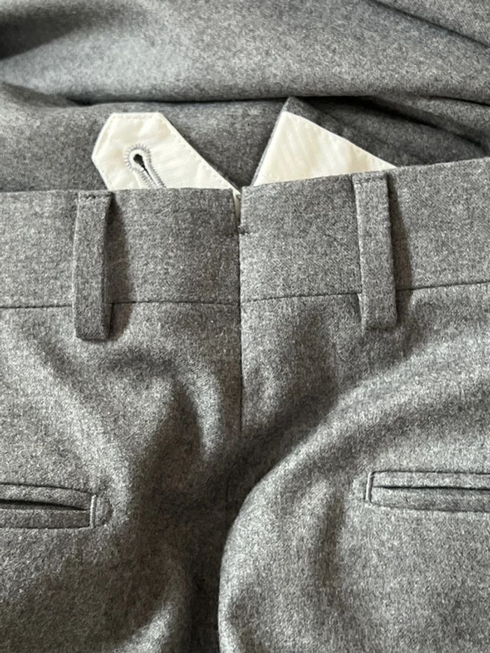 Tailleur pantalon gris clair veste croisée 6 boutons en laine et cachemire - Suitsupply - photo numéro 17