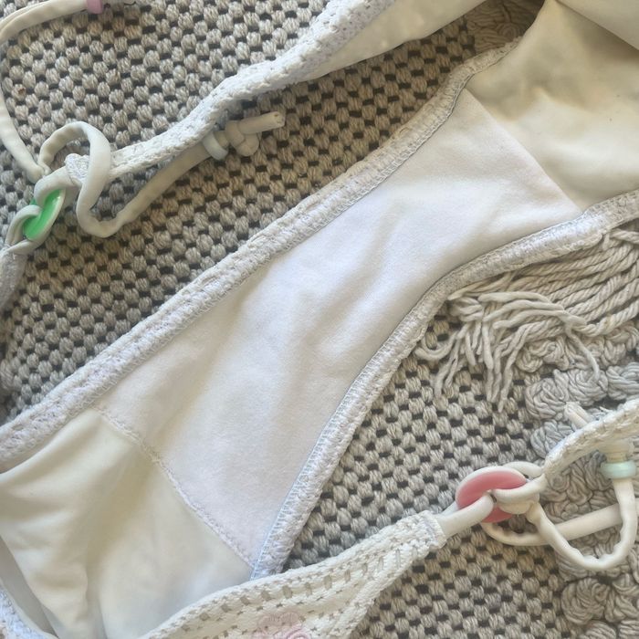 Bikini banana moon blanc en crochet - photo numéro 4
