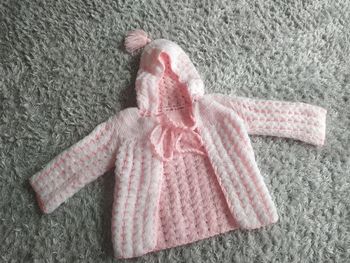 Veste/gilet blanc et rose