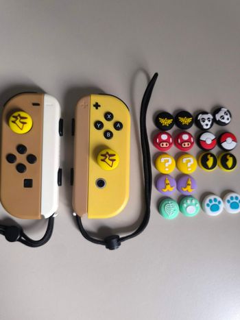 Joycon bluetooth pour Nintendo Switch sans fil -neuf Pokémon Evoli 
