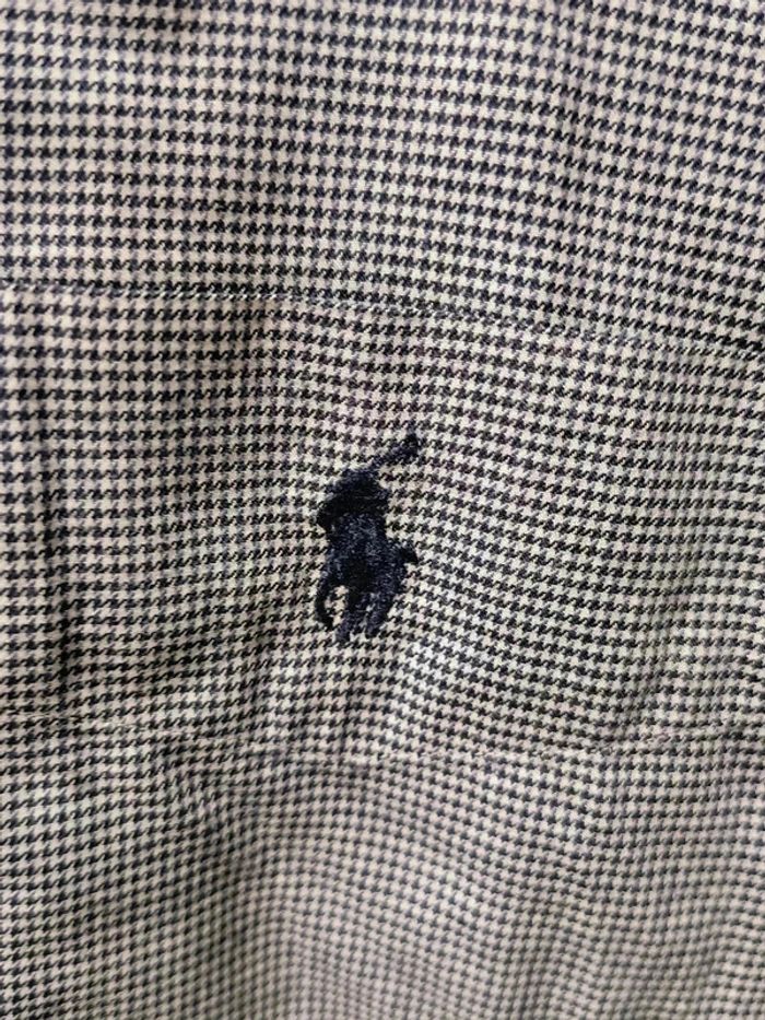Chemise Ralph Lauren Yarmouth - Motif pied-de-poule - Taille 18 (équiv. XXL) - photo numéro 7