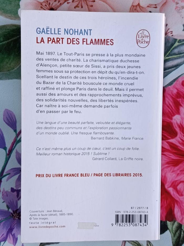 Roman La Part des Flammes - photo numéro 2
