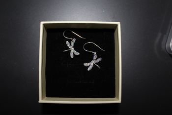 Boucles d'oreilles argent /oxydes de zirconium