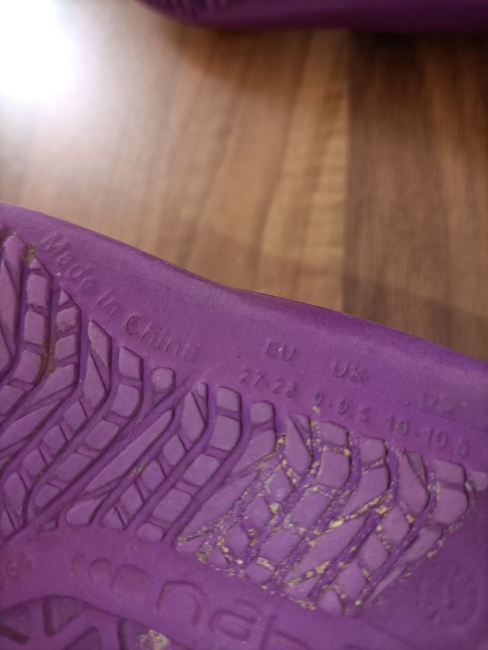 Chaussures aquatiques tong nabaiji 27-28 violet - photo numéro 6