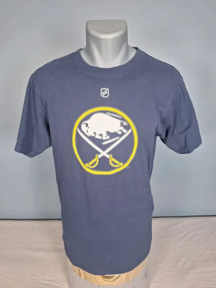 T-shirt NHL vintage Reebok – Buffalo Sabres #30 Ryan Miller – Taille M (622)