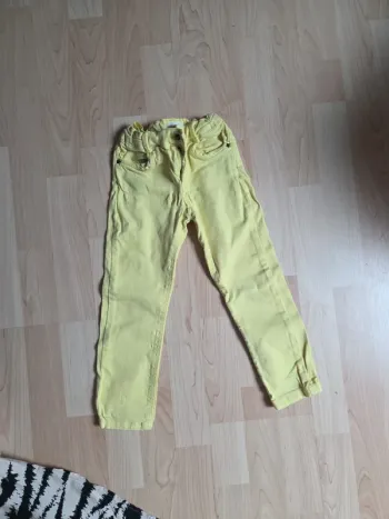 Jean 4ans vertbaudet jaune