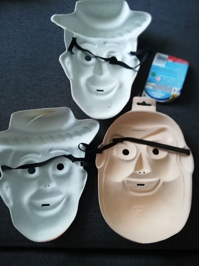 Lot de 3 masques en mousse pour déguisement - photo numéro 5