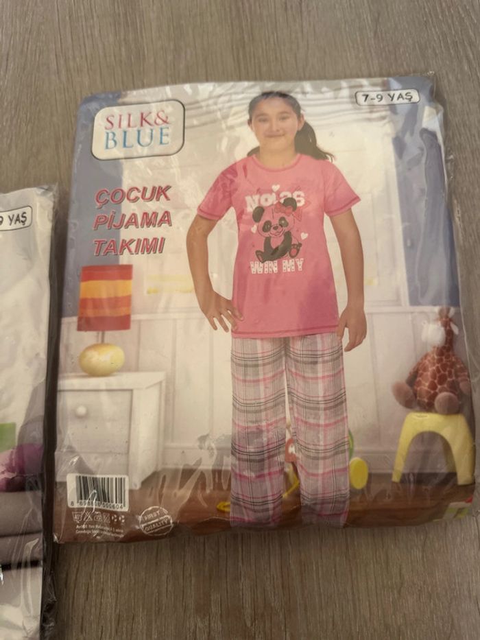 Lot de 2 pyjamas fille Silk&Blue - photo numéro 3