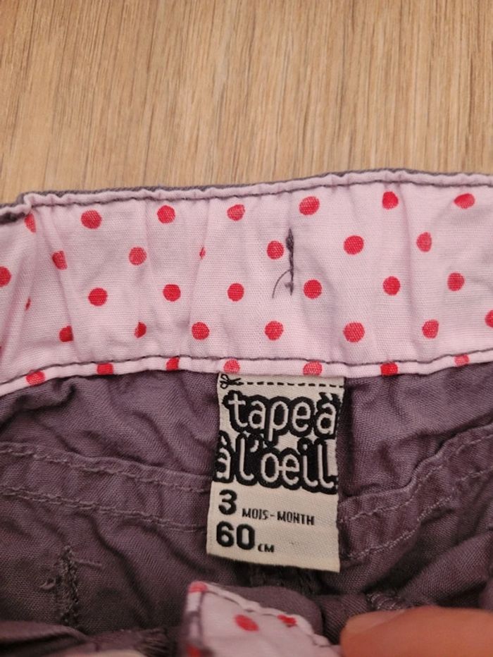 Short Tape à l'Oeil 3 mois - photo numéro 2