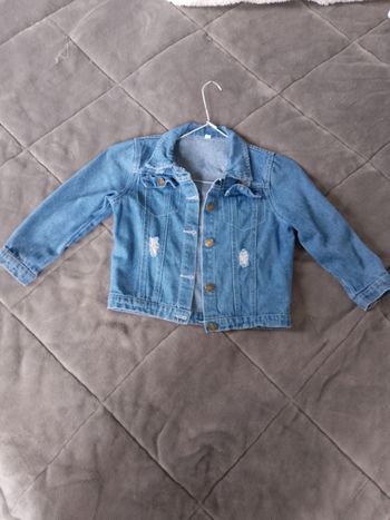 Veste jean fille